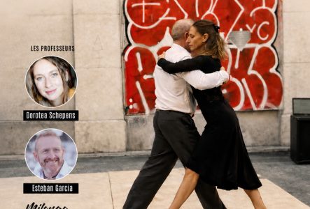 Flyer de l'événement avec les enseignants du cours