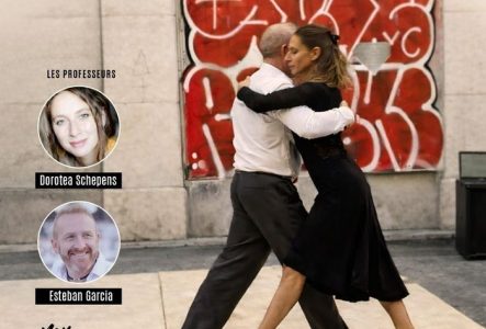 Flyer de l'événement avec les enseignants du cours