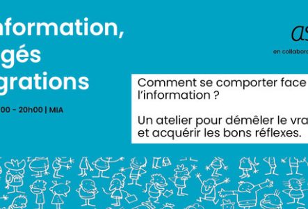 L'atelier aura lieu le 08.10.2025, de 18h à 20h, à la MIA.