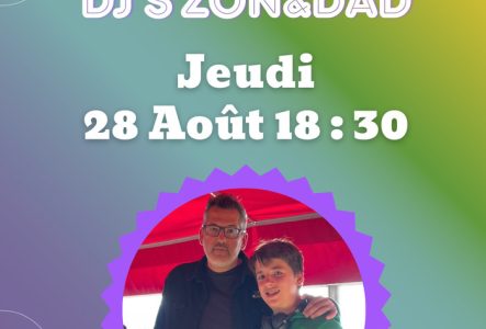 Association La Barje Affiche du DJ set avec Zon&Dad