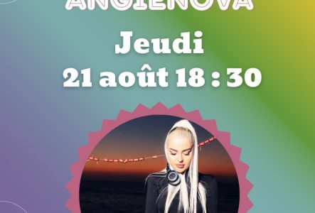 Affiche de Angie Nova pour son set à La Barje