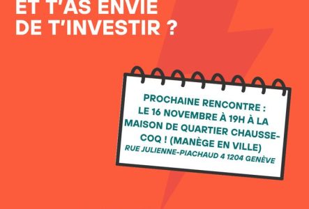 Image invitant à participer à une réunion des bénévoles pour le programme MasculinitéS de la Fondation Surgir le 16 novembre à 19h à la maison de quartier Chausse-Coq. Les bénévoles doivent être des hommes se reconnaissant comme tel ou socialisés comme tel.