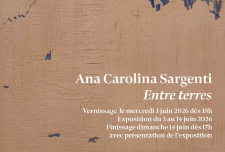Flyer de l'exposition d'Ana Carolina Sargenti