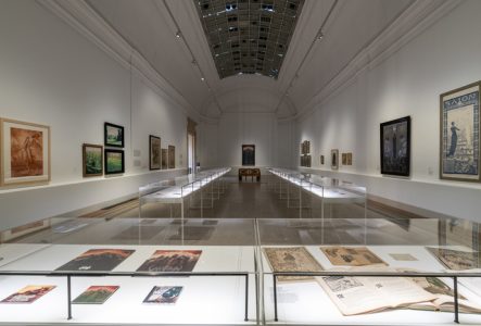 Tableau de Carlos Schwabe "La Vague", visuel du carton de l'expo