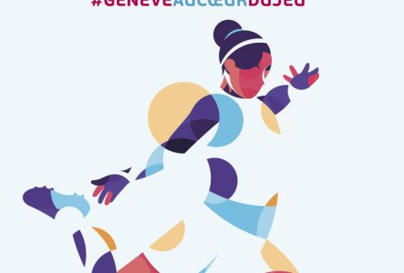 UEFA Women's Euro Illustration d'une femme jouant au football