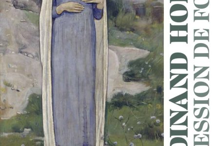 Ferdinand Hodler, Was die Blumen sagen, um 1893, Öl auf Leinwand, 100 x 50 cm, Liestal, Kunsthistorische Sammlung, Archäologie und Museum Baselland, ©Serge Hasenböhler