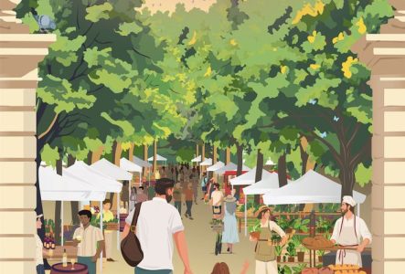 Marché au parc des Bastions