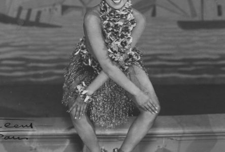 portrait Joséphine Baker sur scène