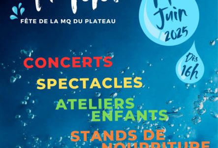 Programme sur fond d'eau et de bulles