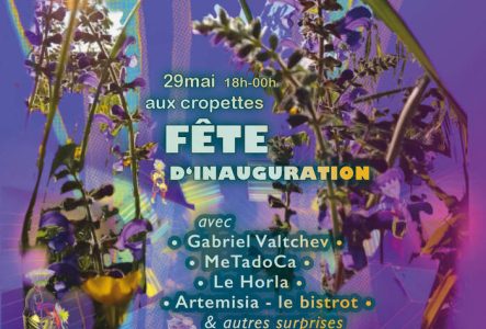 flyer de la fete d'inauguration