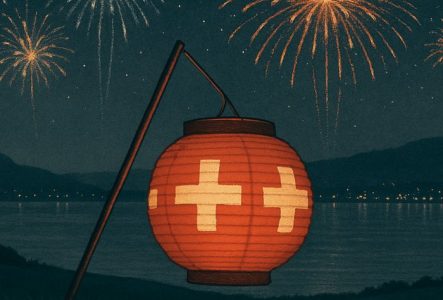 Lampion au bord du lac