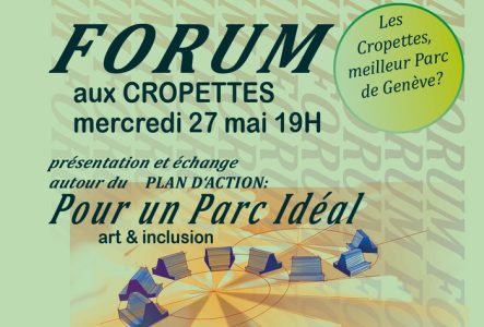 flyer du Forum des Cropettes