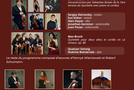 Affiche concert Geneva International String Academy