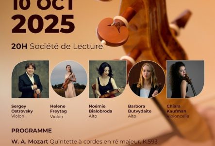 Affiche concert Geneva International String Academy