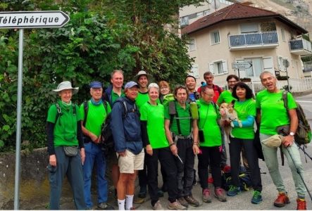 Groupe de marcheurs