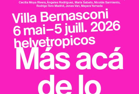 Affiche de l'expositon 'helvetropicos'