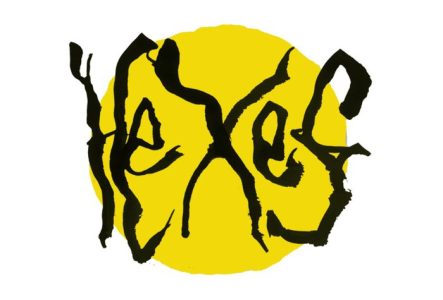 Logo du projet « Hexes » sur un fond jaune