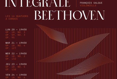 Affiche des concerts avec précision lieu et dates et programme