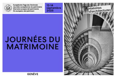 Maurane Zaugg / Journées du matrimoine Affiche des journées du matrimoine 2025