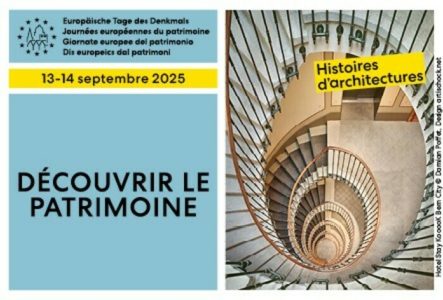 Affiche des journées du patrimoine 2025