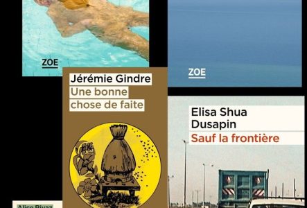 couvertures de la collection Zoé