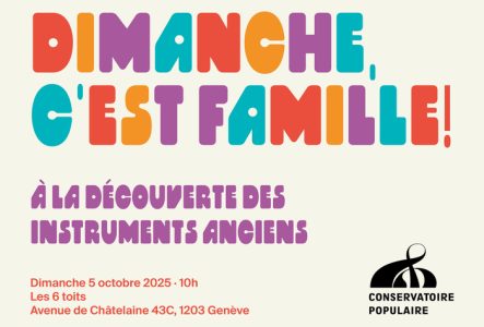 Dimanche c'est famille, à la découverte des instruments anciens