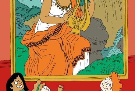 DR Des enfants devant une oeuvre