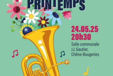 Mairie de Chêne-Bougeries Saxophone avec des fleurs