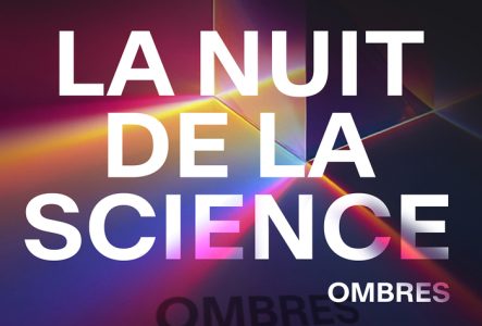 Affiche avec titre La nuit de la science le 4 et 5 juillet