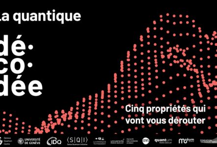 Points rouges sur fond noir formant des courbes