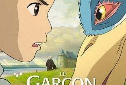 affiche le garçon et le héron