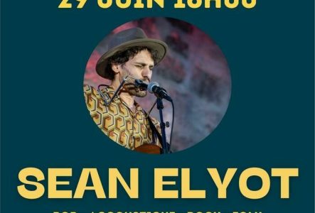 Affiche du Lazy afternoon avec l'artiste Sean Elyot