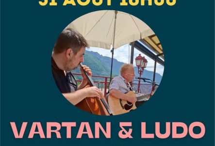 Association La Barje Affiche de la lazy afternoon du 31 aout avec Vartan & Ludo