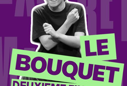 Improvisateurices en action et titre de l'évènement