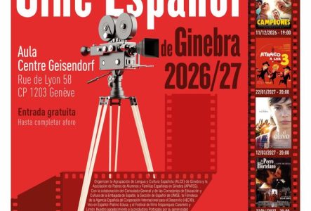 Programme de la 28e édition du Cycle de cinéma espagnol de Genève 2026/27