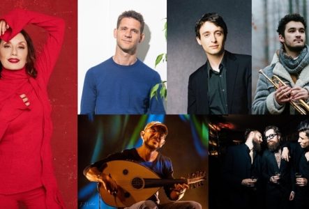 Montage photos des artistes se produisant ce jour-là