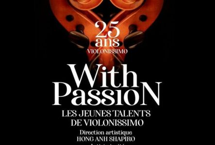 Deux volutes de violon formant un cœur