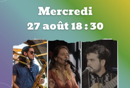 Affiche du live music du mercredi 27 août