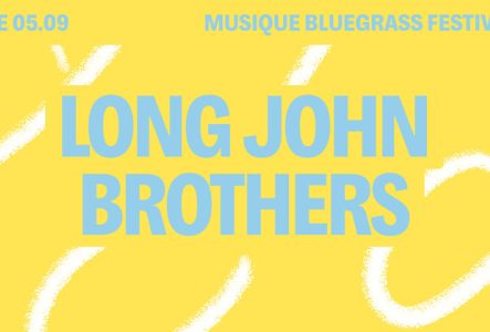 Sur fond jaune, le titre est écrit en gras et en bleu
