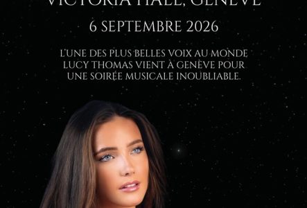 Portrait de Lucy Thomas, flyer du concert