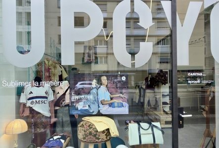 La boutique de L'Upcyclerie où les collections de design en réemploi de matière étaient vendues.
