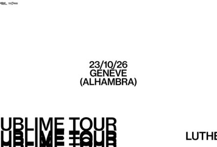 Visuel en noir et blanc de la tournée Sublime Tour