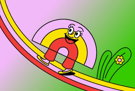 Arc-en-ciel content qui marche