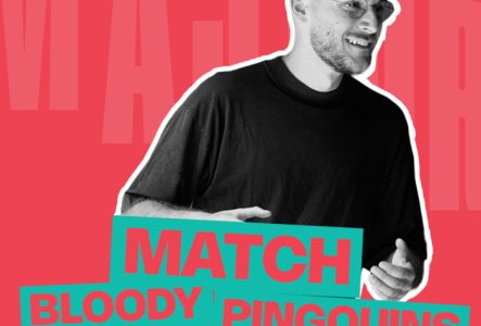 Titre de l'évènement et improvisateur en action