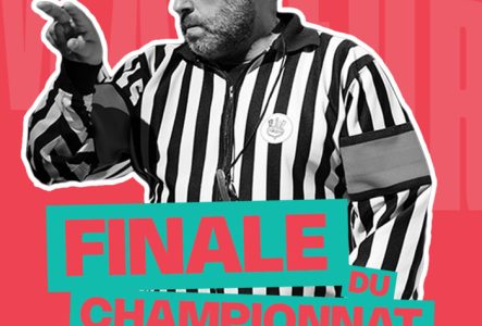 Titre de l'évènement et improvisateur en action