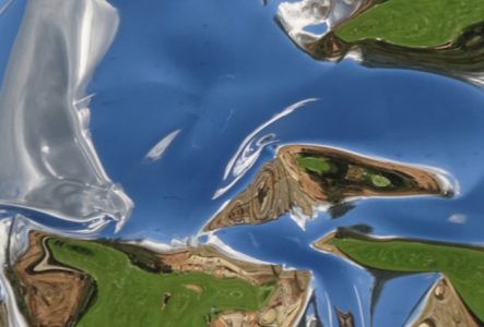 Une méandre d'eau
