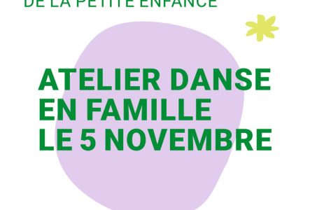 Marie Marcon Atelier Danse en famille le 5 novembre