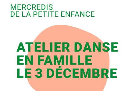 Atelier Danse en famille le 3 décembre
