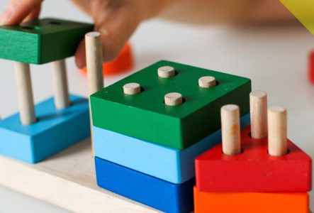 Un jouet en bois à assembler