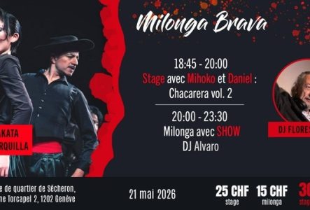 Flyer de l'événement avec les enseignants du cours